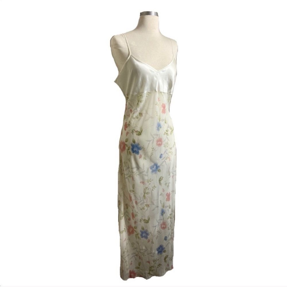 Vintage Floral Sheer Slip